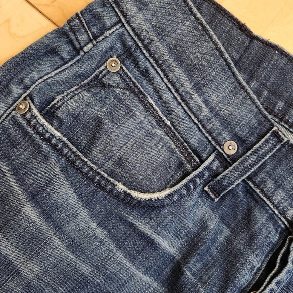 👖 HUDSON Byron Denim 👩🏻🧑 Unisex Jeans Five Straight Buttons Jeans sz 29 - Picture 6 of 16